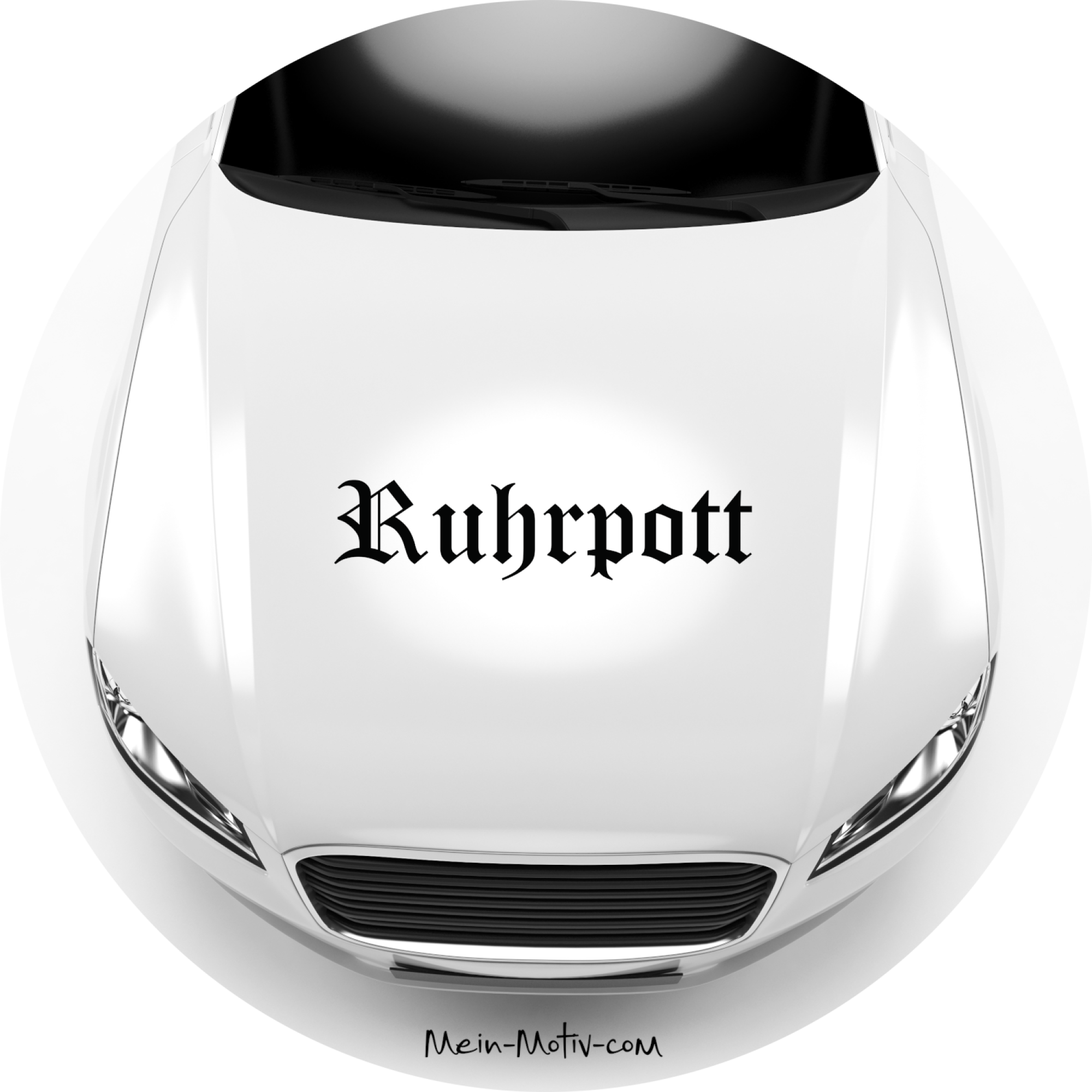 Aufkleber 38009 Ruhrpott Schriftzug